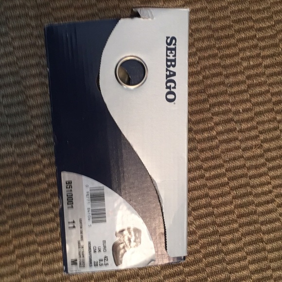 Mock taupe suede 2&3/4”stacked heel women’s shoe. - Picture 6 of 6